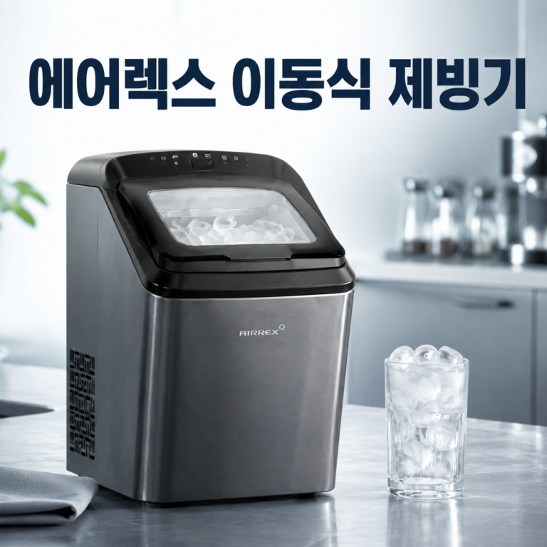 에어렉스 AJ-1717 이동식 제빙기 17kg