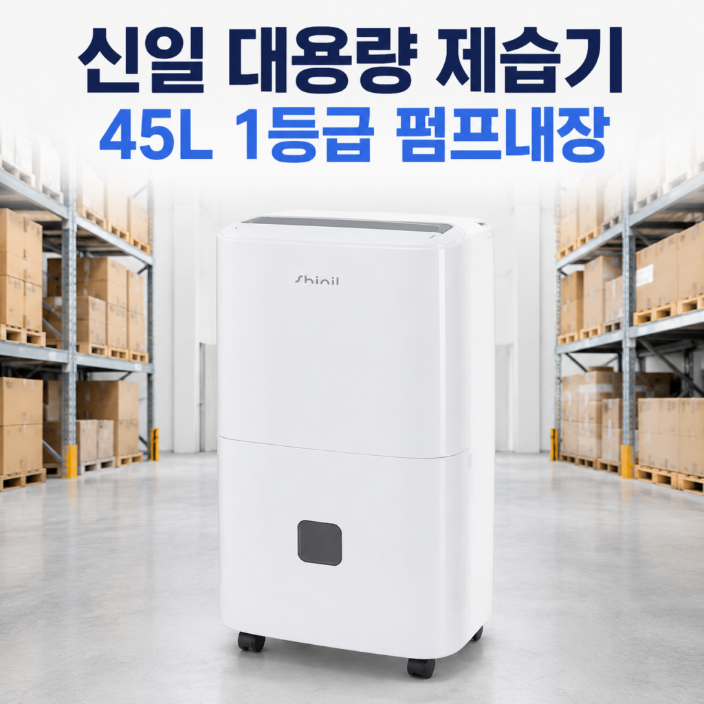 신일 SDH-BPM450 대용량 제습기 45L 1등급 펌프내장형 제품 이미지