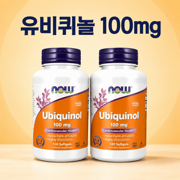 나우푸드 유비퀴놀 100mg 소프트젤 120정 2개